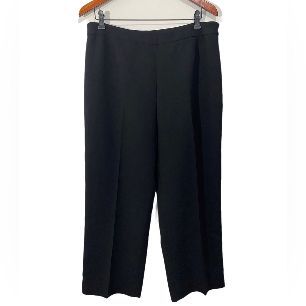 Kasper Career Wear Flat Front Straight Leg Black Professional Pants Women’s 12